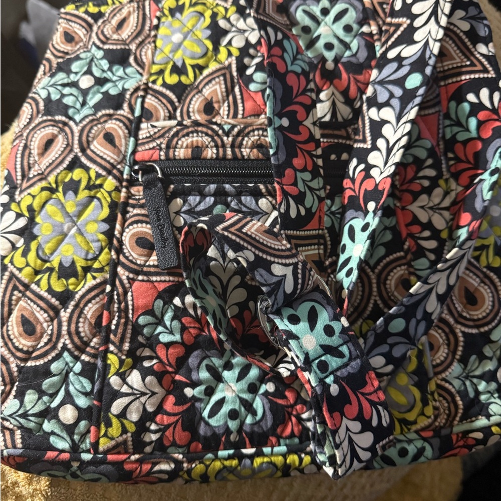 Vera Bradley Floral Patterned Quilted Women's Bag